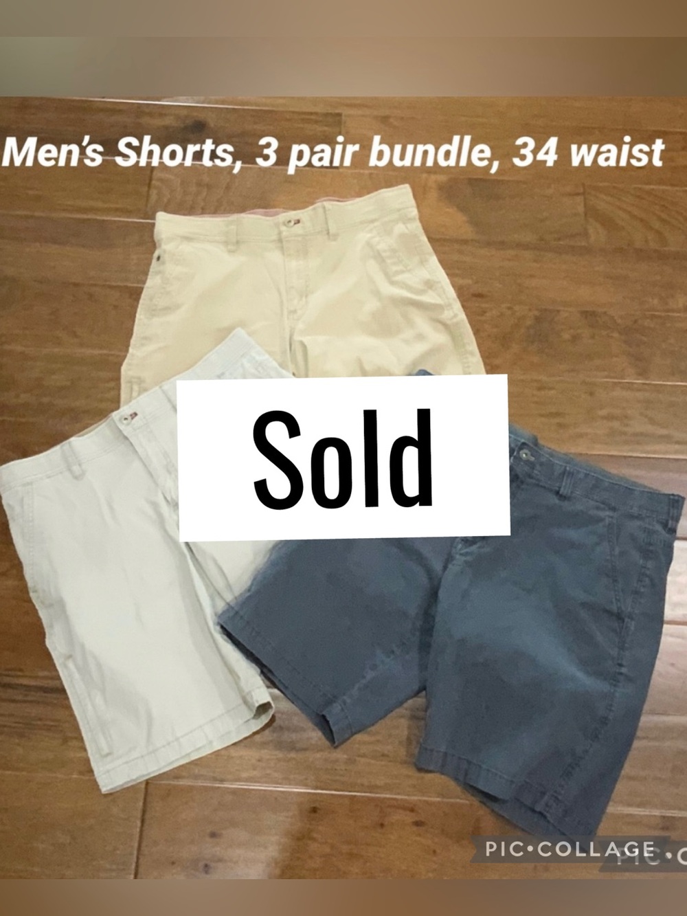 Men’s Shorts 34W (3 pair)